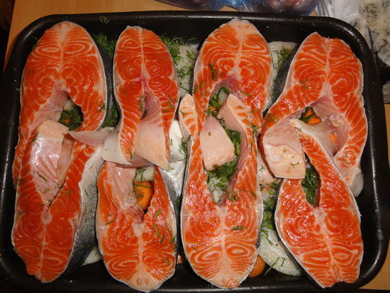 Рыба семга в духовке - рецепты вкусные и простые 4