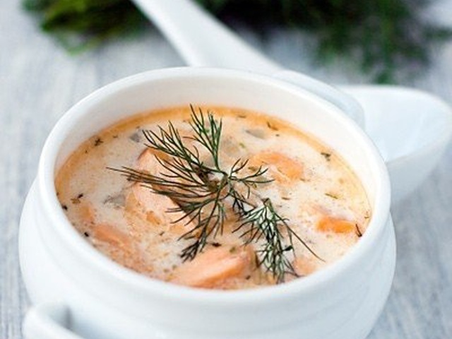 сливочный суп с семгой рецепт с фото 4